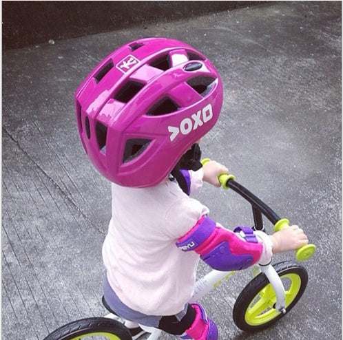 Children's helmet equipment for roller skating and biking with PVC and EPS materials