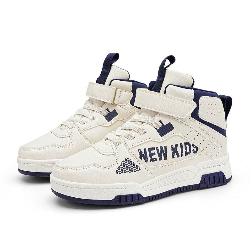 Children's street outdoor sneakers with letter pattern in multiple colors and sizes