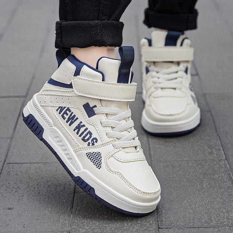 Children's street outdoor sneakers with letter pattern in various colors and sizes