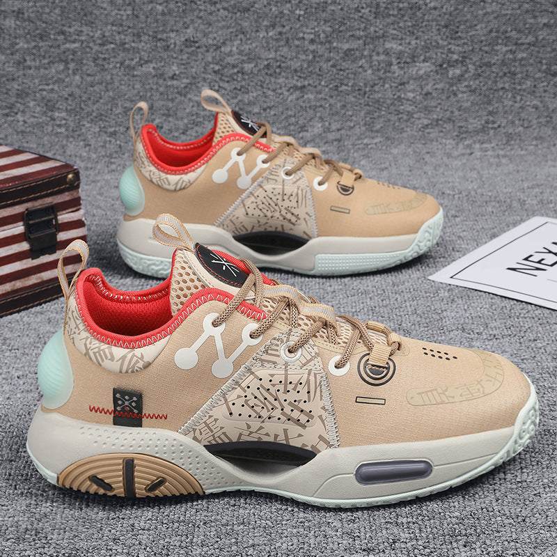 cotton candy men's basketball sneakers with rubber outsole