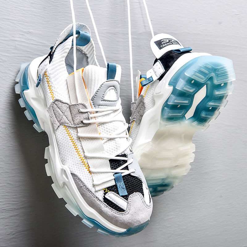 pair of casual couple sneakers in multiple colors for sports