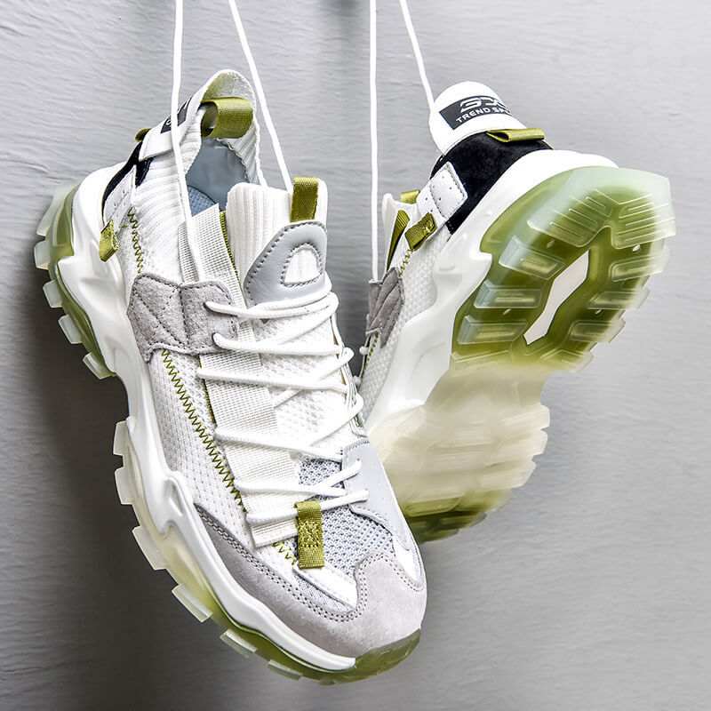 Couple casual sneakers in various colors for sports and everyday wear