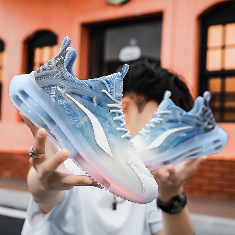 Fashion outdoor large size men's casual sneakers in multiple colors