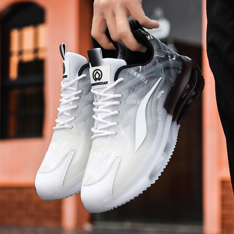 Fashion outdoor large size men's casual sneakers in multiple colors
