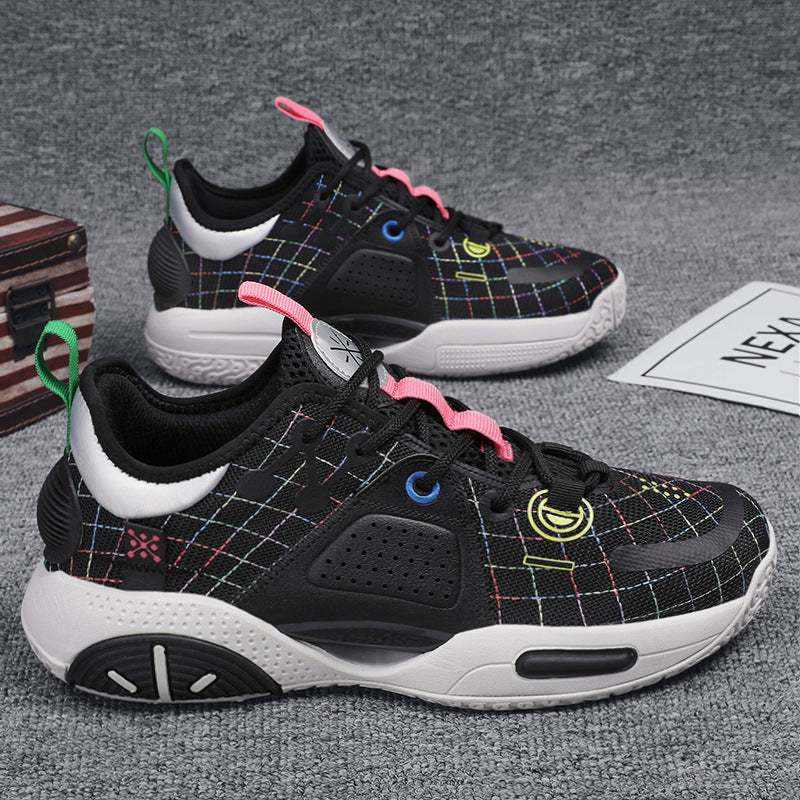 cotton candy basketball shoes with rubber outsole